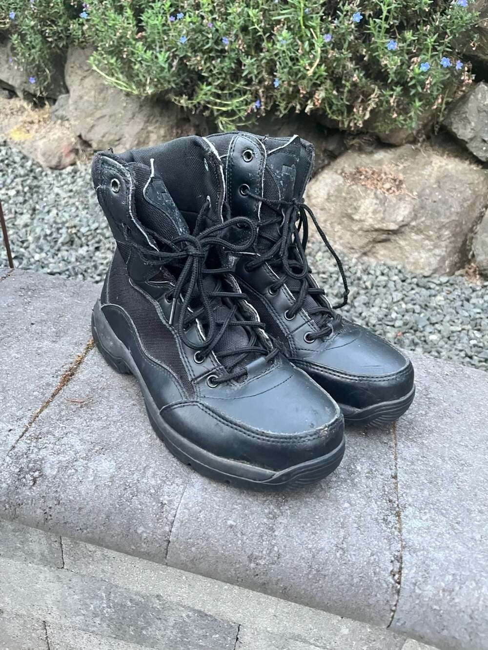 Interceptor Tactical Black Boots Size 8
